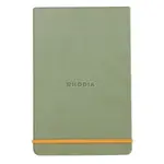 Zápisník Rhodia s pevnými deskami 9x14cm – Celadon