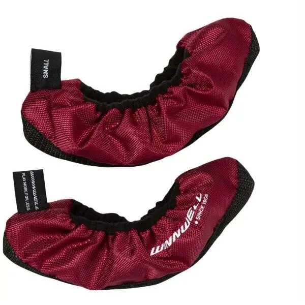 WINNWELL PREMIUM SR Chránič bruslí, vínová, velikost