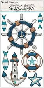 Samolepící dekorace 10492 kormidlo plastické 25 x 47 cm