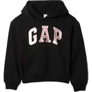 GAP V-BAS HERITAGE PO Dívčí mikina, černá, velikost