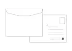 Dopisní obálka C6 s linkou vnitřní tisk K-C6/80IDLZ/P olizová