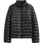 GAP V-FRCH LOGO LW PUFFER JKT Dámská prošívaná bunda, černá, velikost