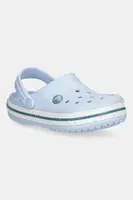 Dětské pantofle Crocs CROCS CROCBAND SPECKLED BAND CLOG modrá barva, 211645