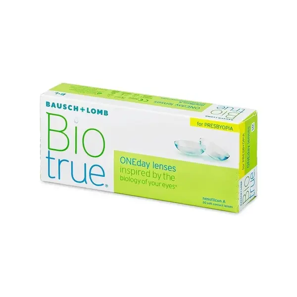 Denné Biotrue ONE Day for Presbyopia (30 šošoviek) Dioptrie: 2.25, Zakrivenie: 8.6, Adícia: High, ID:347774
