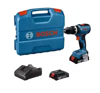Bosch Náradie - 18V AKU vŕtačka s príklepom, 2x aku 2,0 Ah GBA, nabíjačka 06019N3100