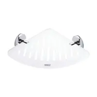 Nimco Unix - Rohová polička IXI s frézovaním, chróm UN X212-26