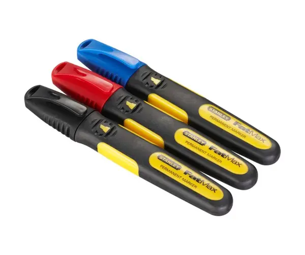 Stanley Příslušenství - Permanentní popisovač, 3 druhy 0-47-315