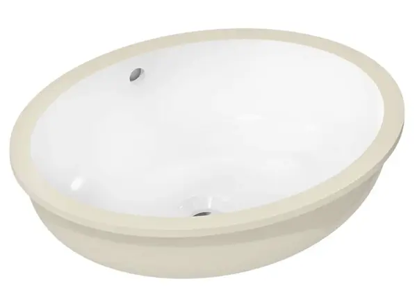 Hansgrohe Xuniva D - Umývadlo zápustné, 45x35 cm, s prepadom, SmartClean, biela 61048450