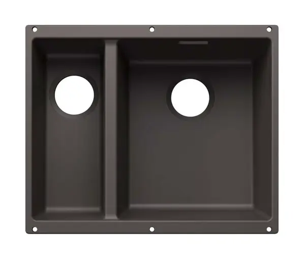 Blanco Subline 340/160 - Silgranitový drez, 53x40 cm, drez vpravo, sivá skala 527814