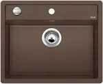 Blanco Dalago 6 - Silgranitový drez, 62x51 cm, s ovládaním odtoku, kávová 515066