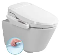 Sapho Avva - Elektronický bidet s keramikou, SoftClose, Rimless, biela NB-1160D-3