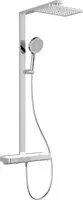 kielle Vega - Sprchový set s termostatom, 36 x 24 cm, 3 prúdy, chróm/biela 20618010