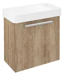 Sapho Latus - Umývadlová skrinka 50x51x28 cm, 1 dvierka L/P, dub Alabama LT080-2222