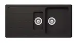 SCHOCK Formhaus - Granitový drez, 100x50 cm, s ovládaním odtoku, Ónyx FOMD150LAGON