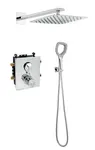 Novaservis Metalia Eco+ - Sprchový set 250 ECO+ s termostatom pod omietku, chróm SADAECO52RT