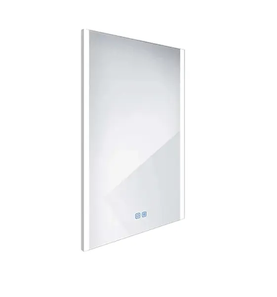 Nimco Zrcadla - Zrcadlo s LED osvětlením, 50x70 cm, dotykový senzor, hliník ZP 11001VX