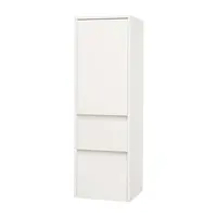 Mereo Opto - Skříňka 40x125x36 cm, 2 zásuvky, 1 dvířka, pravá, bílá CN914P