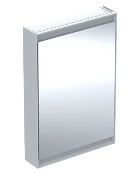 Geberit ONE - Zrcadlová skříňka s LED osvětlením, 60x90x15 cm, panty vpravo, bílá 505.811.00.2