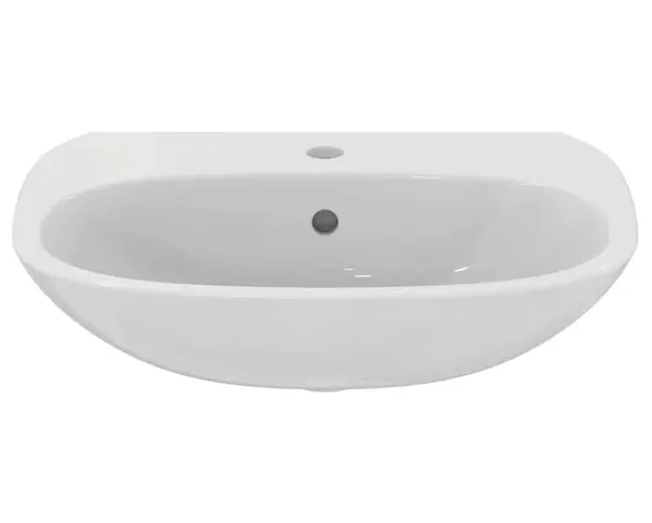 Ideal Standard Tesi - Umyvadlo 55x45 cm, s přepadem, otvor pro baterii, bílá T352301