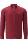 G974 DEWBERRY MEN'S SHIRT-BURGUNDY