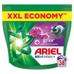 Ariel+Lenor Amethys flower Allin1 gelové kapsle na praní 38ks