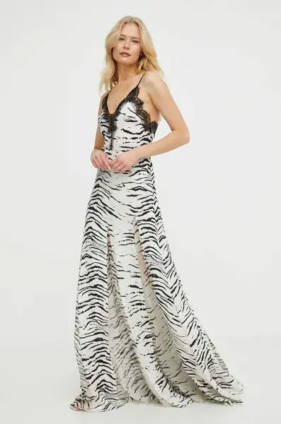 Šaty Elisabetta Franchi černá barva, maxi, AB66042E2