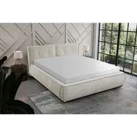 Livetastic ČALOUNĚNÁ POSTEL, 180/200 cm, béžová