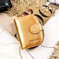 Dámská kožená peněženka zlatá - Peterson Gracie