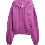 GAP V-LOGO ABV HIGH RIB FZ Dámska mikina, fialová, veľkosť