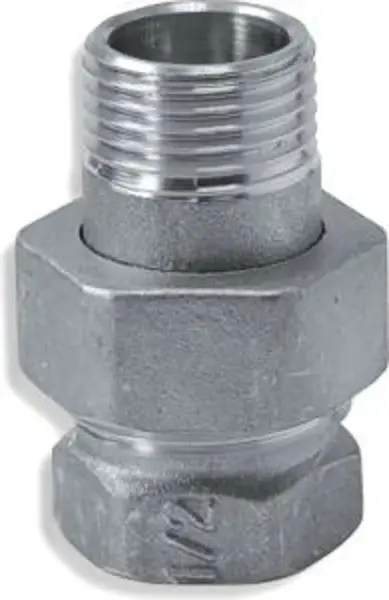 Novaservis Instalatérský program - Topenářské šroubení s plochým těsněním, niklované 3/8" FT211/10