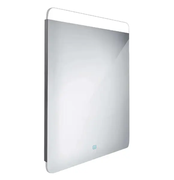 Nimco Zrcadla - Zrcadlo s LED osvětlením, 60x80 cm, dotykový senzor, hliník ZP 23002V