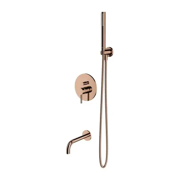 OMNIRES Y - Vanová baterie pod omítku, 3-otvorová instalace, s tělesem, s příslušenstvím, měď SYSYW01CP