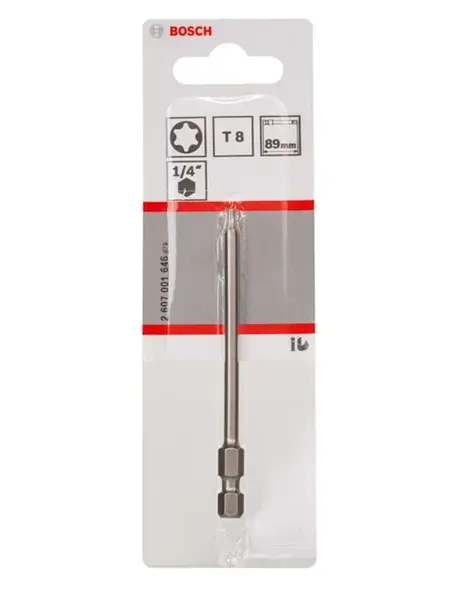 Bosch Příslušenství - Bit T8, délka 89 mm 2607001646