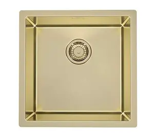 Alveus Quadrix Monarch - Dřez 45x45 cm, gold 1103319