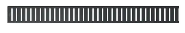 Alcadrain Rošty - Rošt pro liniový sprchový žlab 75 cm, matná černá PURE-750BLACK