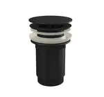 Alcadrain Příslušenství - Umyvadlová výpusť, neuzavíratelná, matná černá A396BLACK