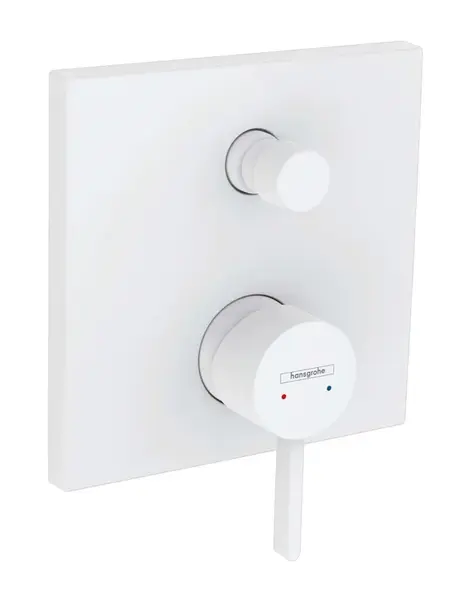 Hansgrohe Finoris - Baterie pod omítku, pro 2 spotřebiče, matná bílá 76415700