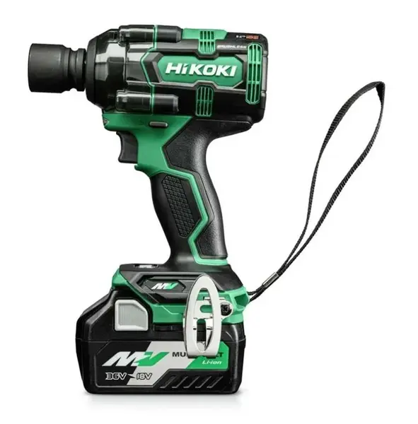 HiKOKI - 36V AKU rázový utahovák, 2x aku 5,0 Ah Li-Ion, nabíječka WR36DHWRZ