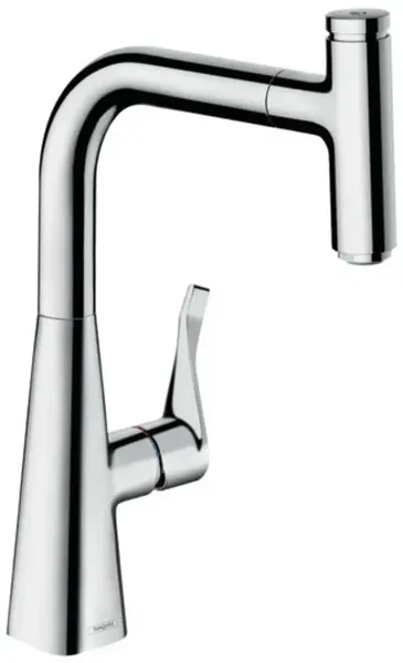 Hansgrohe M71 - Dřezová baterie M7115-H240 s výsuvnou sprškou, sBOX, chrom 73802000