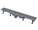 Alcadrain Odtokové žlaby - Sprchový žlab Optimal 105 cm, s okrajem pro perforovaný rošt nebo vložení dlažby APZ12-1050