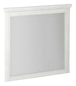 Sapho Cross - Zrcadlo v rámu 70x80 cm, starobílá CR212