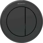 Geberit Splachovací systémy - Oddálené ovládání typ 10, pneumatické, pro 2 množství splachování, matná černá 116.057.16.1