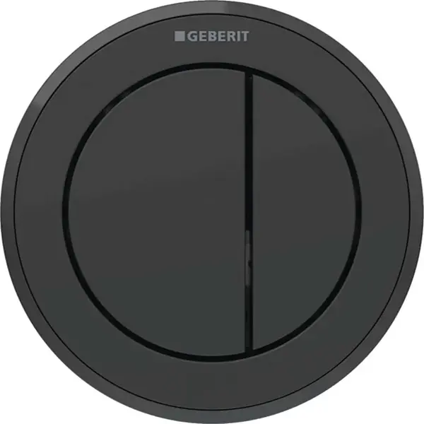 Geberit Splachovací systémy - Oddálené ovládání typ 10, pneumatické, pro 2 množství splachování, matná černá 116.057.16.1