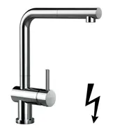 SCHOCK Epos - Dřezová baterie s výsuvnou koncovkou, sklopná pod okno, chrom 540128CHR