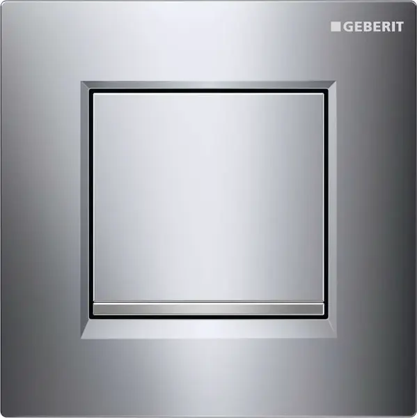 Geberit - Ovládání splachování pisoáru, lesklý chrom/matný chrom 116.017.KH.1ROZ1