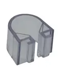 Hansgrohe Příslušenství - Svorka, průměr 18 mm, pro misky na mýdlo Casetta Unica, čirá 96188000