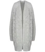 Pri Long warm openwork cardigan IZABELLA