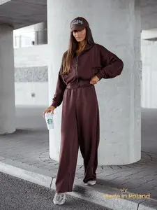 Resti Viscose Women's Tracksuit Set Long Waves