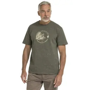 Bushman Pánske tričko Dalvik, khaki S