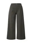 ICHI Plisované nohavice 'Kate'  tmavosivá
